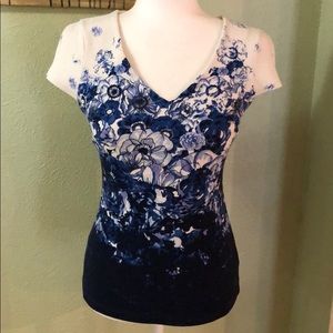 EUC Anthropologie Floral Top, size S
